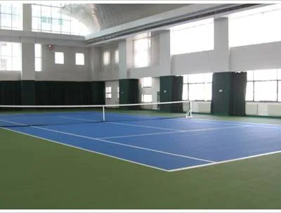 Non cambia giallo colorato Badminton, Tennis, Baasketball, campo da pallavolo silicone PU materiale