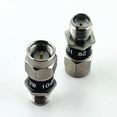  Attenuatore SMA da 2 W c.c.-3 GHz 6 GHz, coassiale fisso da 2 W e 6 g. Attenuatore