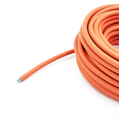  Conduttore in rame isolato rivestito in PVC flessibile rotondo piatto di controllo Cavo di alimentazione coassiale saldatura piatta cavo elettrico