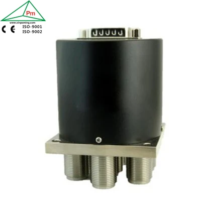 Interruttore relè elettromeccanico RF coassiale passivato in acciaio inox SP6T con Connettore tipo N DC - blocco 12,4G