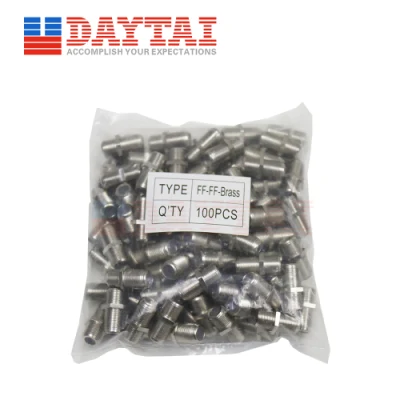  FF-FF per cavo coassiale RG6 da femmina F a femmina F. Connettore / adattatore