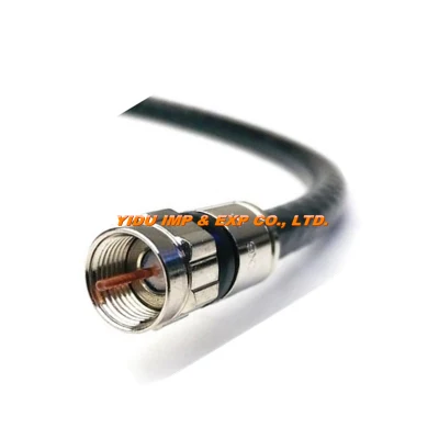  Connettori RF F a compressione RG6 per cavo coassiale