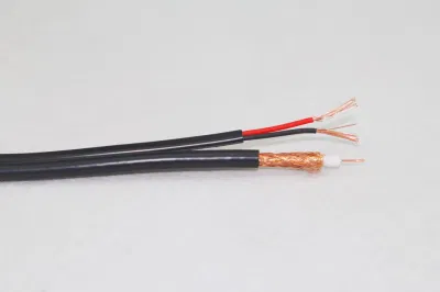  RG58/ RG6/RG59+2c Sywv75-5/75-3 CCS rame CCA 5c2V 3c2v 75 Ohm TV RF cavo coassiale antenna satellitare Data elettrica con alimentazione Cavo