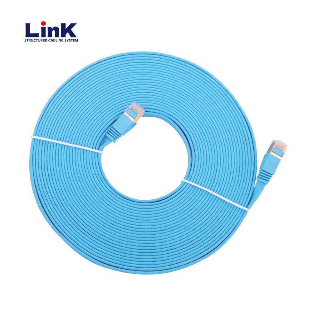 Round/Flat Ethernet Cat5e CAT6A RJ45 Patch Cord Ethernet Network LAN Cable 3m Shielded