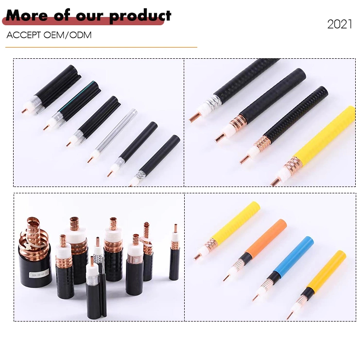 High Quality Factory Price Silicone CCS RG6 Flexible Coaxial Cable
