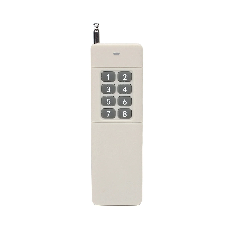 3000m Long Distance Range High Power 1/2/4/6/8/12CH RF Wireless Remote Control Transmitter 433 MHz Relay Switch Light