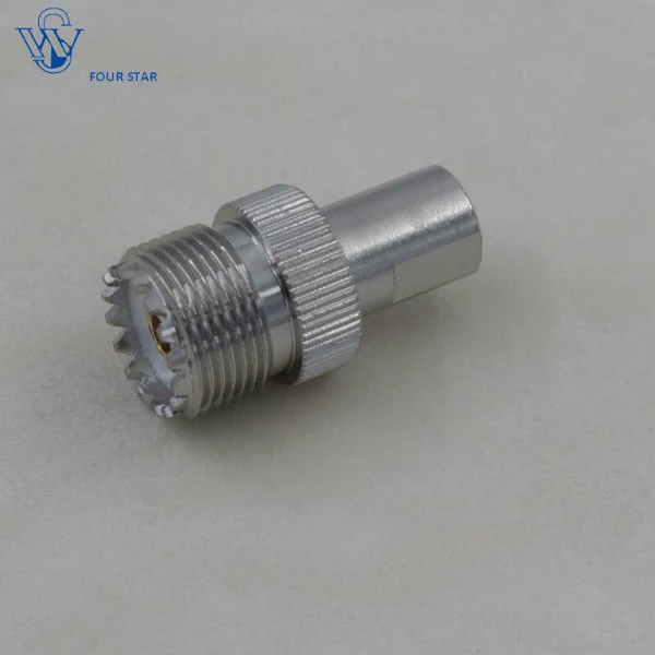 China Supplier Electrical RF Coaxial UHF Female Jack Connector to Fme Male Plug RF Coaxial Connector Adapter