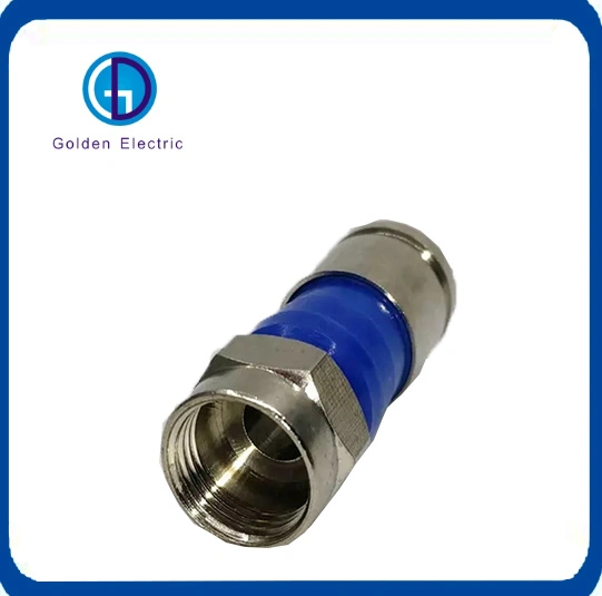 Rg59 RG6 Rg11 F Connector for Coaxial Cable Coax Cable Male Connector Plug