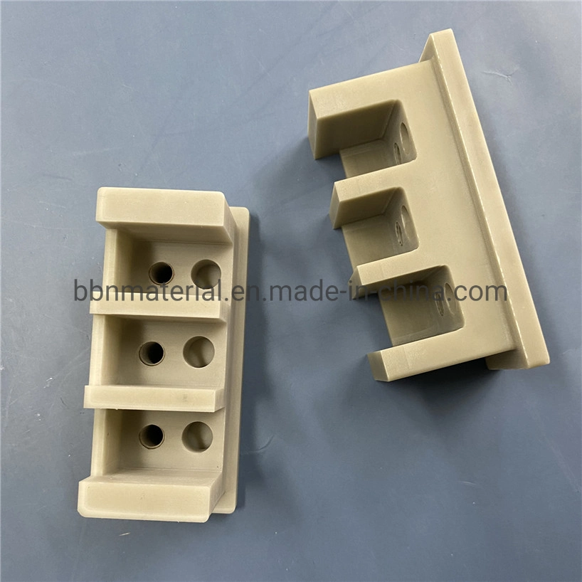 CNC Machining High Quality Aluminum Nitride Structural Components Good Thermal Conductivity Aln Ceramic Square Parts