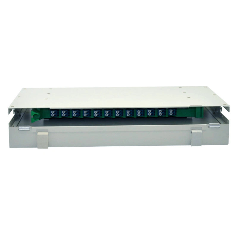 Fiber optic odf box with sc/fc/lc 48 ports 19inch odf terminal box 48 port rack mount