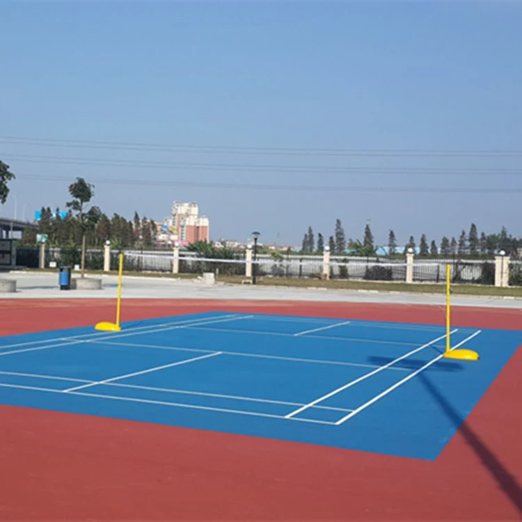 Does Not Change Yellow Colorful Badminton, Tennis, Baasketball, Volleyball Court Silicon PU Material