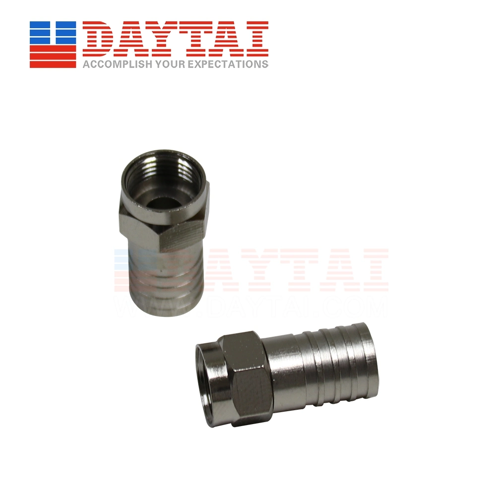 Good Quality Waterproof RG6/Rg59 CATV Crimp Connector