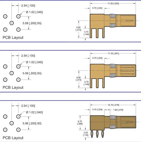 High Power Contact for Cable, Coaxial Connector