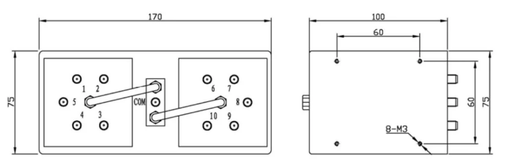 DC-18GHz 50W Power with Ttl High Isolation and High Repetition Coaxial Switches