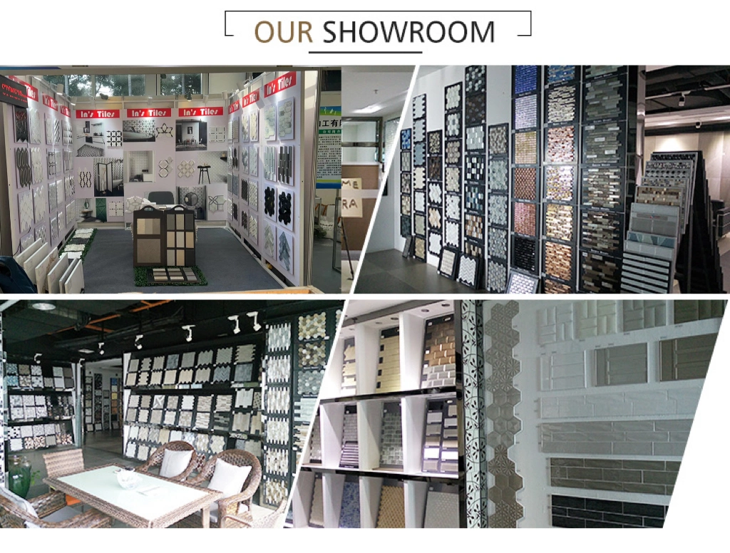 China Wholesale Kitchen Backsplash Shower Wall Inkjet Print Matte Glazed Ceramic Multi Color Kiln Change Tiles