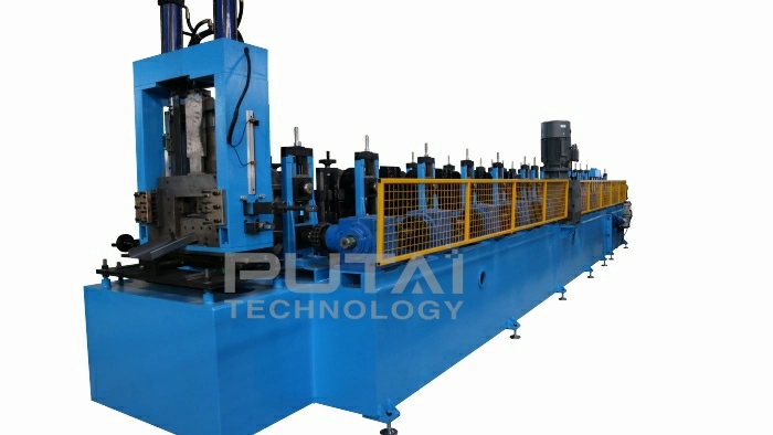 PLC Control System Automatic High-Speed Steel Change CZ Purlin Cold Roll Forming Machine C/Z Channel Machine