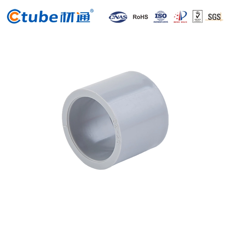 20mm 25mm PVC Electrical Conduit Fitting Plain Reducer Solid Coupling