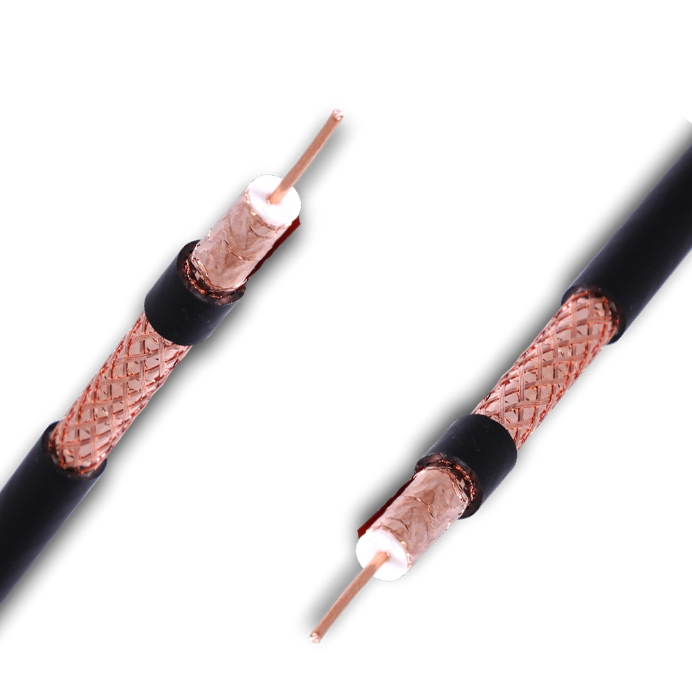 Rg59 Coaxial Cable with 2c/2*0.75mm2 Power 300m Reel for Integrated Audio-Visual Systems RG6