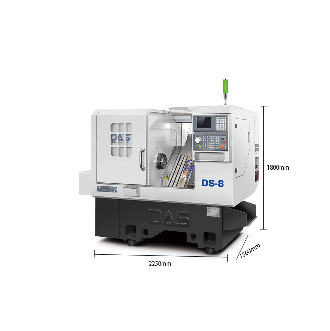 Ds-8 Stepless Speed Change CNC Lathe with Ball Screw for Manufacturing Plant
