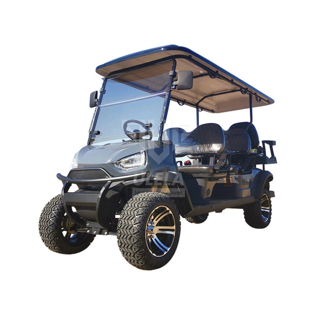 Ulela New Golf Cart Dealers Stepless Speed Change Golf Cart Push Buggy Electric China 6 Seater Golf Club Cart