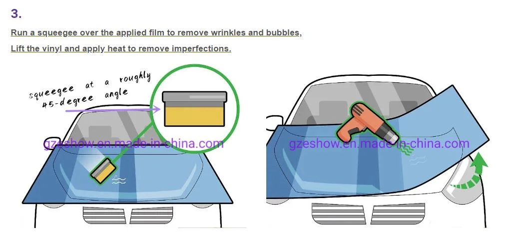 PVC Material for Full Body Color Change Car Wrap Paper Film