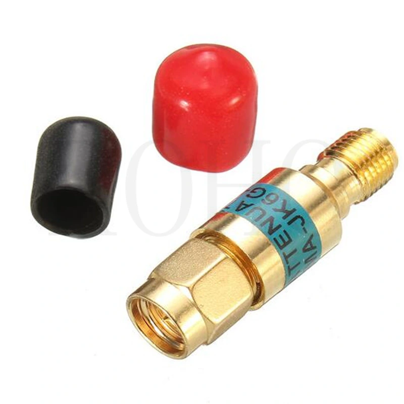 10W SMA Male to Female RF Coaxial Fixed Attenuator DC-3GHz/6GHz 1-40dB Avaliable