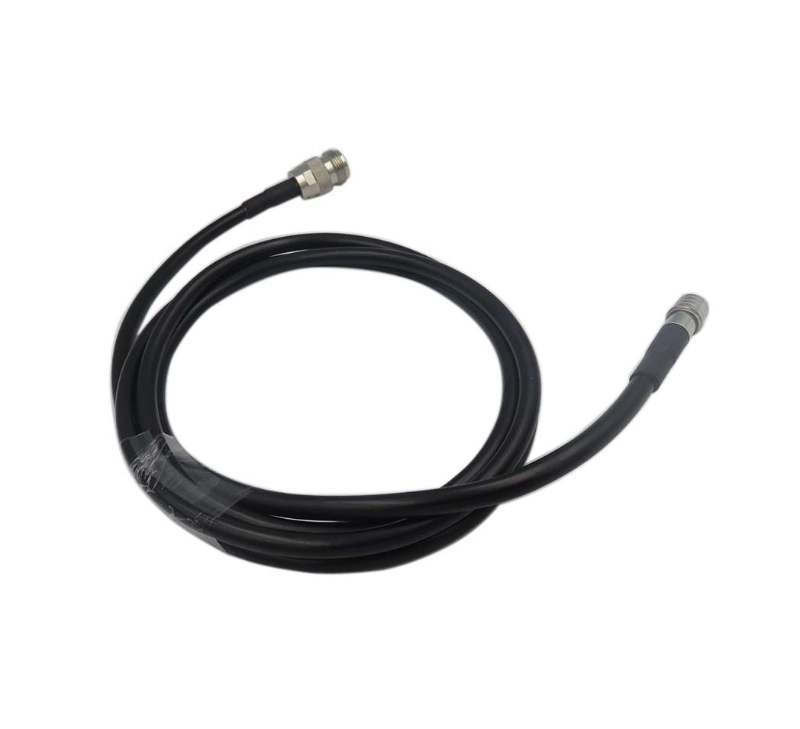 RF Coaxial 1500mm LMR240 Jumper Cable Assembly with Qma Male to N Female Connectors