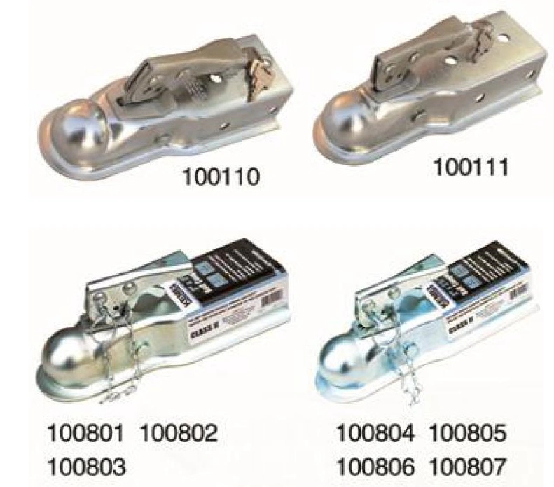 Trailer Parts Trailer Coupling Straight Coupler Channel Tongue Coupler Fas-Loc Coupler Zinc Trigger-Type 2&quot; Coupler