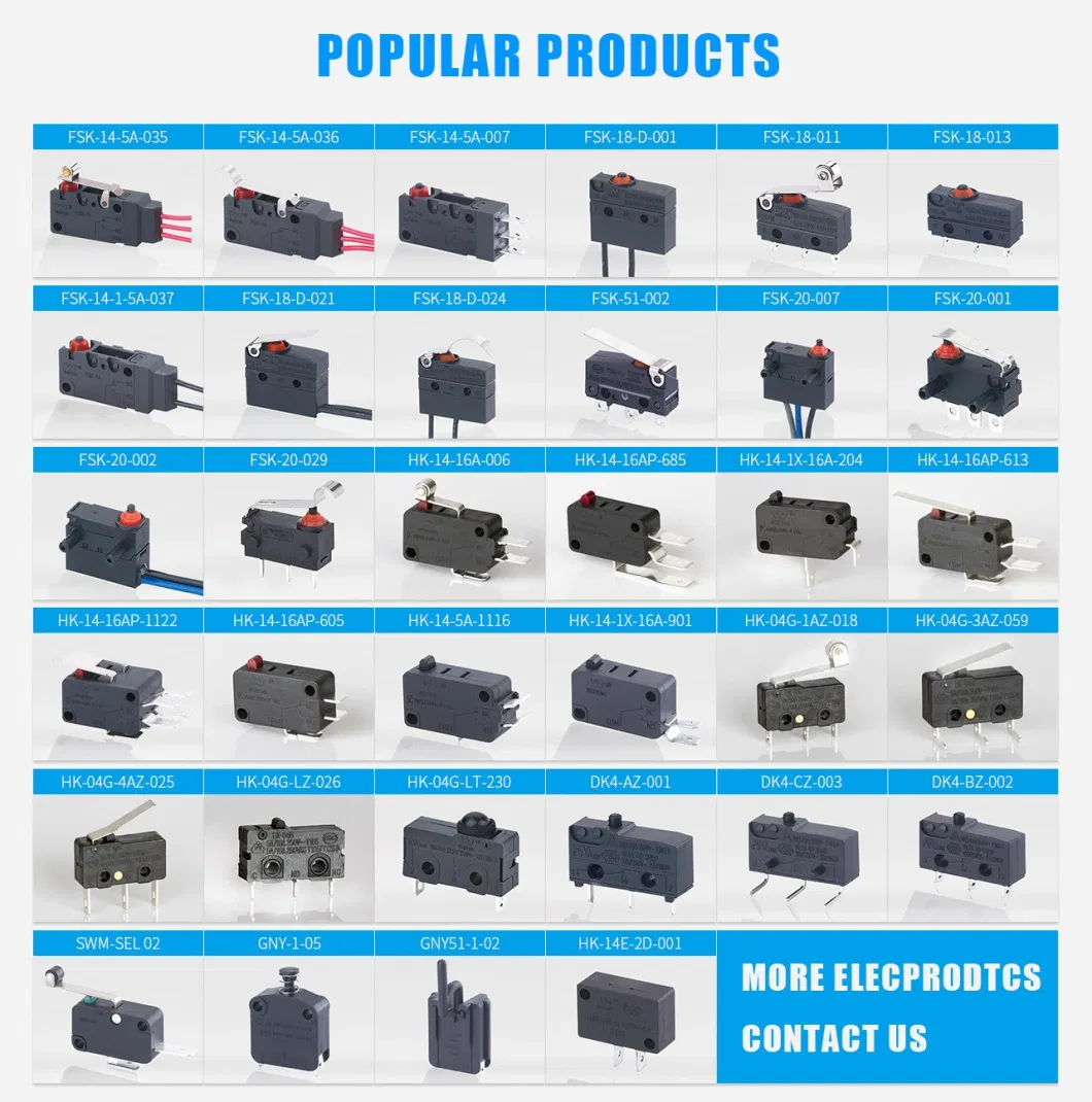 HK-14 Microwave Micro Switch Normally Closed Micro Switch ENEC TUV UL