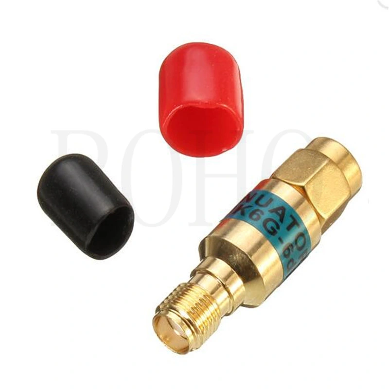 10W SMA Male to Female RF Coaxial Fixed Attenuator DC-3GHz/6GHz 1-40dB Avaliable