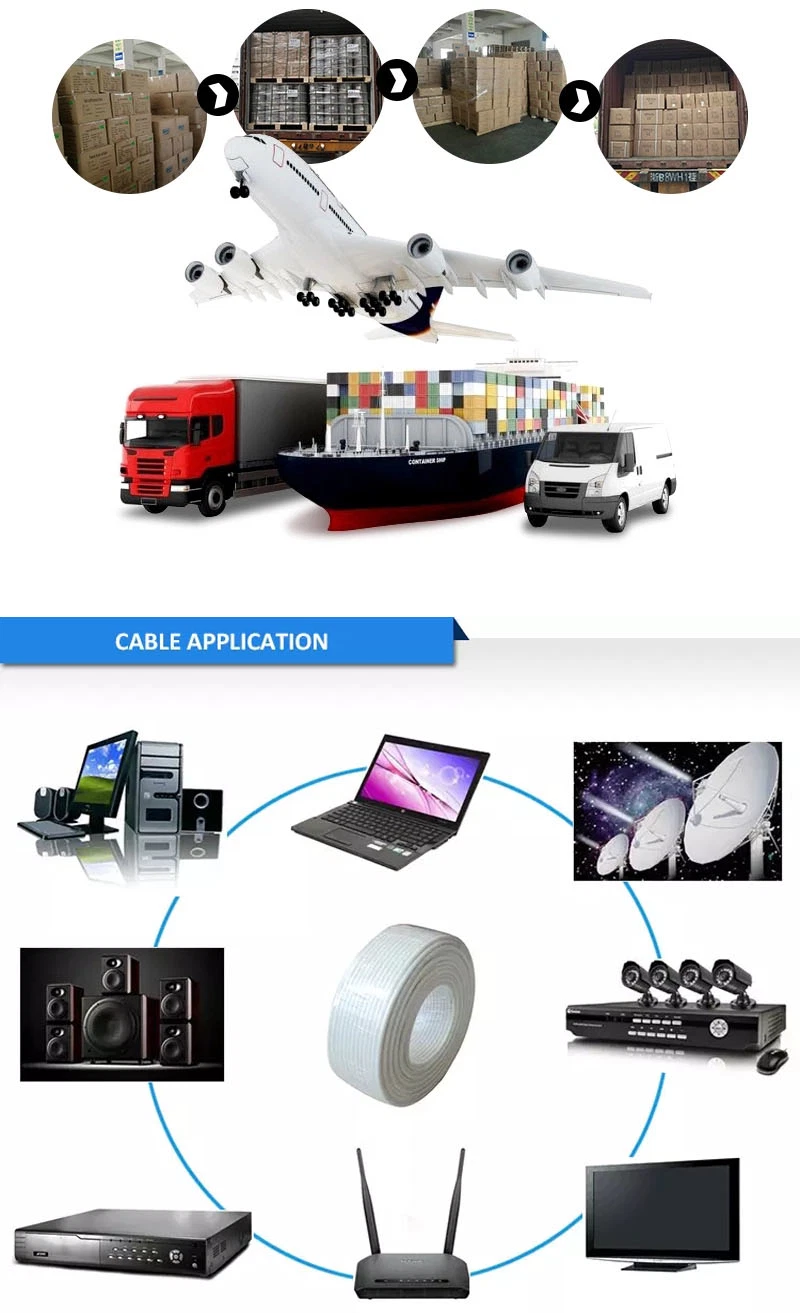 Coaxial Cable RG6/Rg11/R59 3c-2V Communication Cable Satellite Digital Cable Rg59 Cable TV Cable