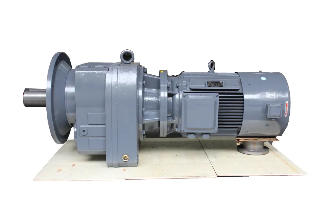 RF Series Coaxial Gearbox with Variable Frequency Motor with Flange Connection