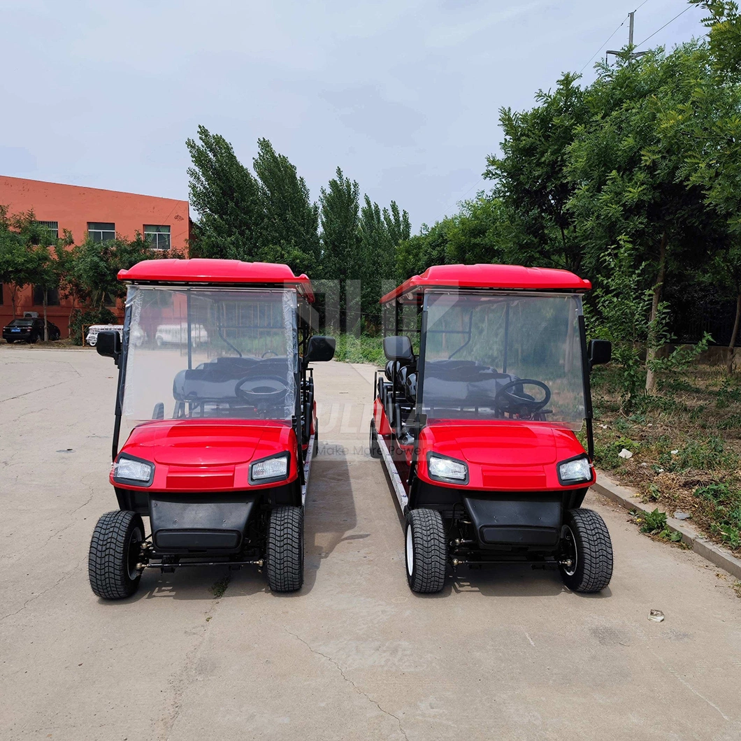 Ulela Golf Carts Dealers Stepless Speed Change Electric Golf Cart 4 Seater China 10 Seater Electric CE Golf Cart