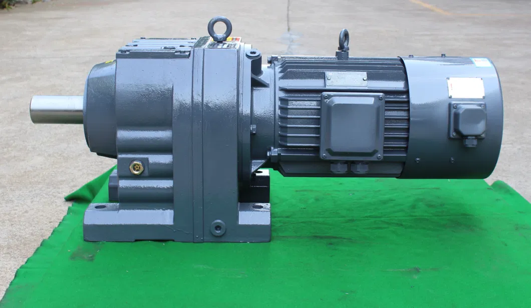 R Series Foot Mounted Coaxial Gearbox with Inline Variable Frequency Motor