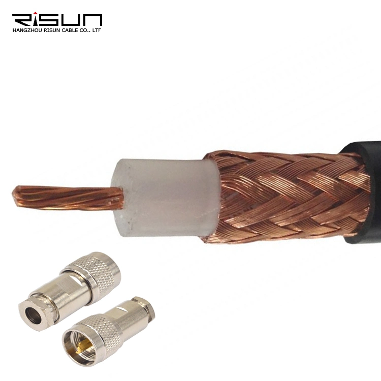 Rg213 Rg8 Stranded Coaxial Cable for Telecommunication