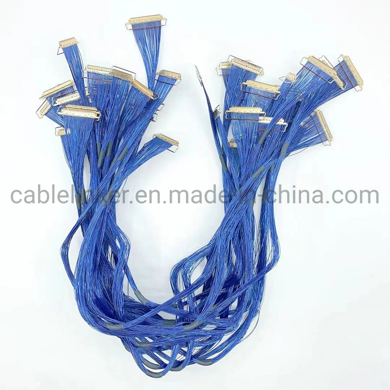 Custom Ipex 20453 30pin 40pin Mirco Coaxial Cable Assembly for Display