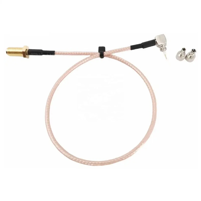 RF Coaxial Antenna Cable SMA Female to CRC9/Ts9 Dual Connector RF Coaxial Adapter Rg178