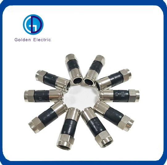 Rg59 RG6 Rg11 F Connector for Coaxial Cable Coax Cable Male Connector Plug