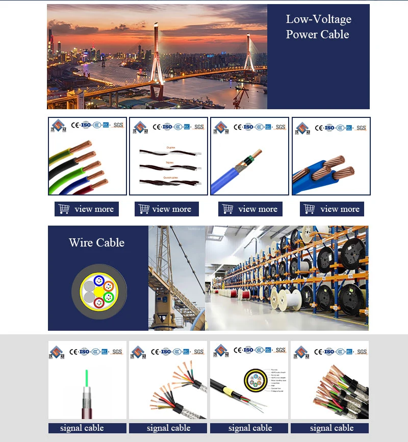 Shenguan Kvvr Flexible Multi-Core Control Cable Signal Wire Electric Cable UTP Cat5e CAT6 Computer Network Cables Signal Data Communication Coaxial