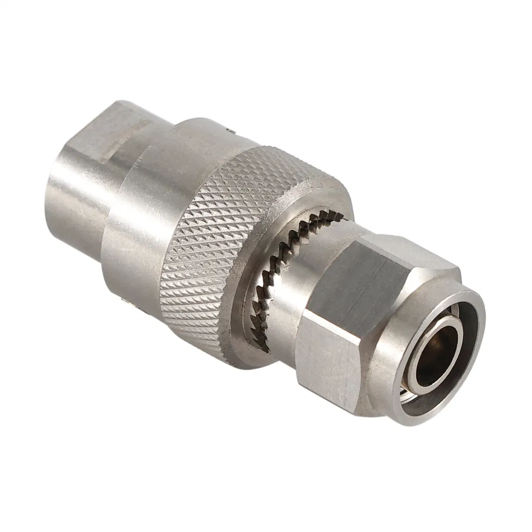 RF Coaxial Cable Feeder Connector Air Hydraulic Quick Coupler RF Adapter