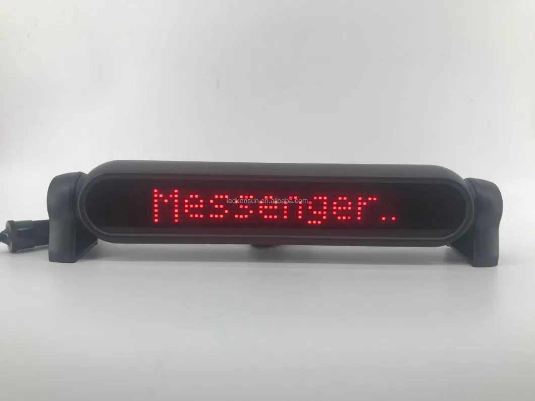 Bluetooth Intelligent Full Color LED Sign 430*100*70mm Matrix 50*7