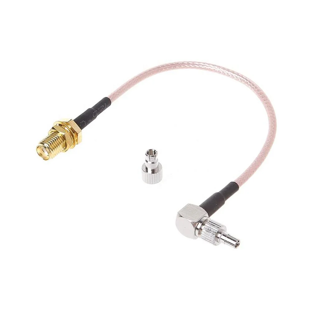 SMA Female to CRC9/Ts9 Dual Connector RF Coaxial Adapter Rg178cable