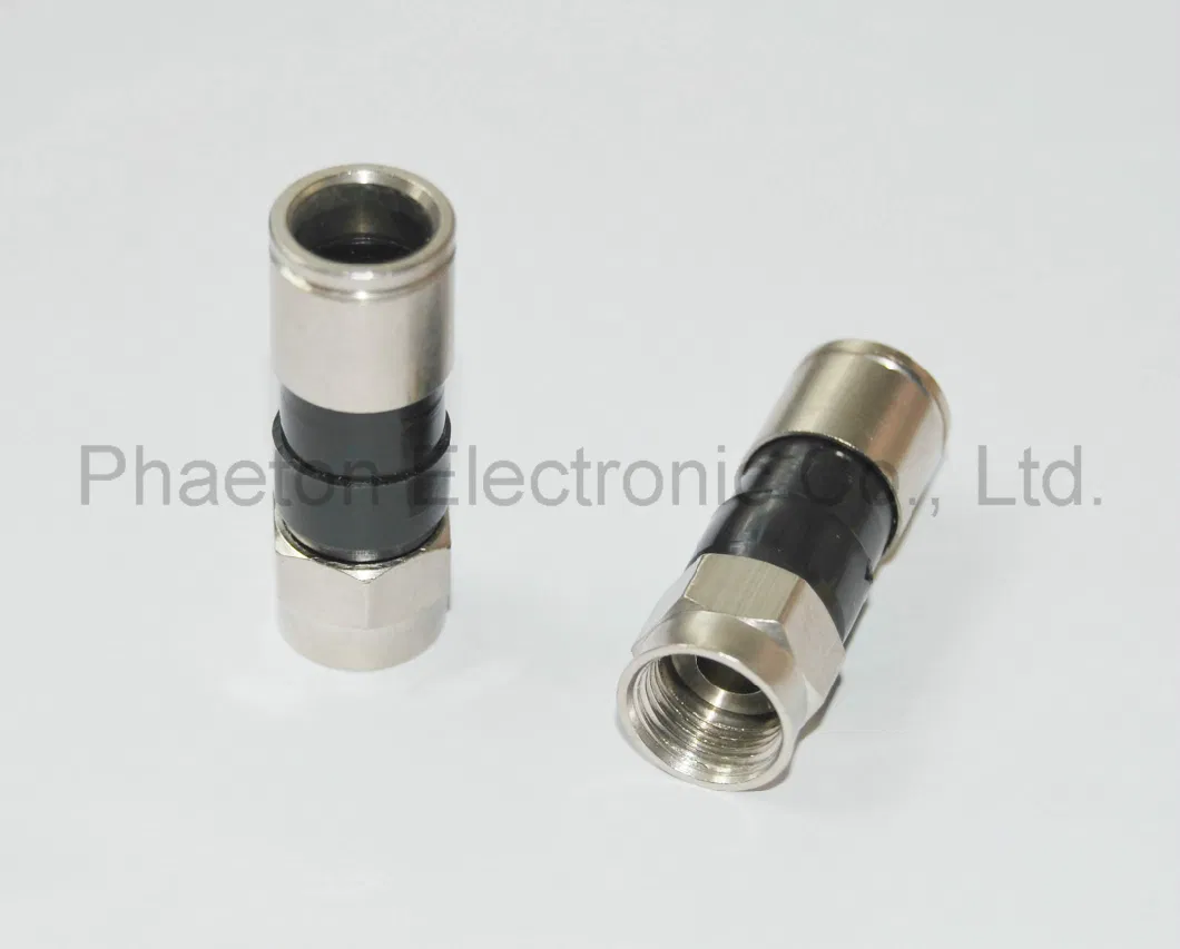 RG6 Compression RF Connector for Coaxial Cable