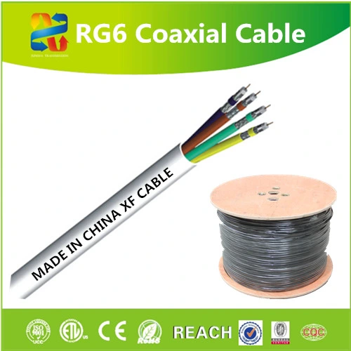 Weather-Resistant RG6 Dual Shield Coaxial Cable for Outdoor CCTV Installations Rg59/RG6 / Rg58 / Rg11
