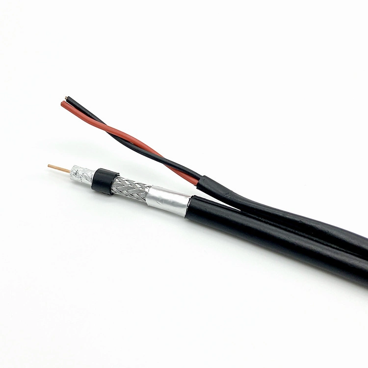 CATV CPR Eca RG59+DC/RG59+Power/RG59+2x0.5/RG59+2x0.75 Composite Coaxial Cable