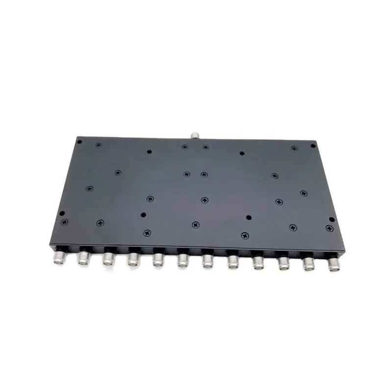 Htmicrowave RF Passive Broad Band 8~12 GHz SMA Female Wilkinson 12 Way Microstrip Power Divider Combiner