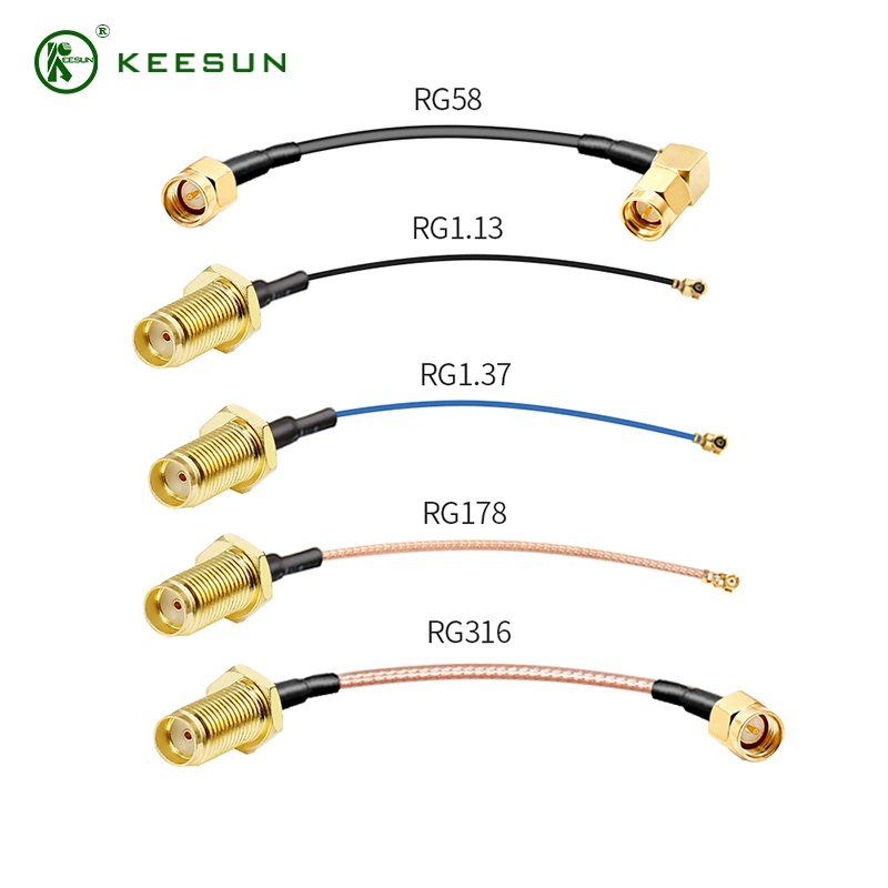 RF Coaxial Straight Male Female SMA Connector