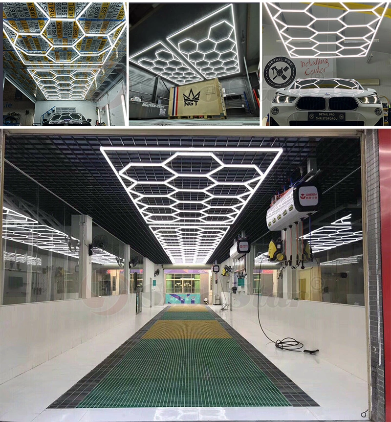 Customer Easy to Install Auto Detailing Shop Export to Russian Federation 12 Watt LED Hexagonal Wall Light