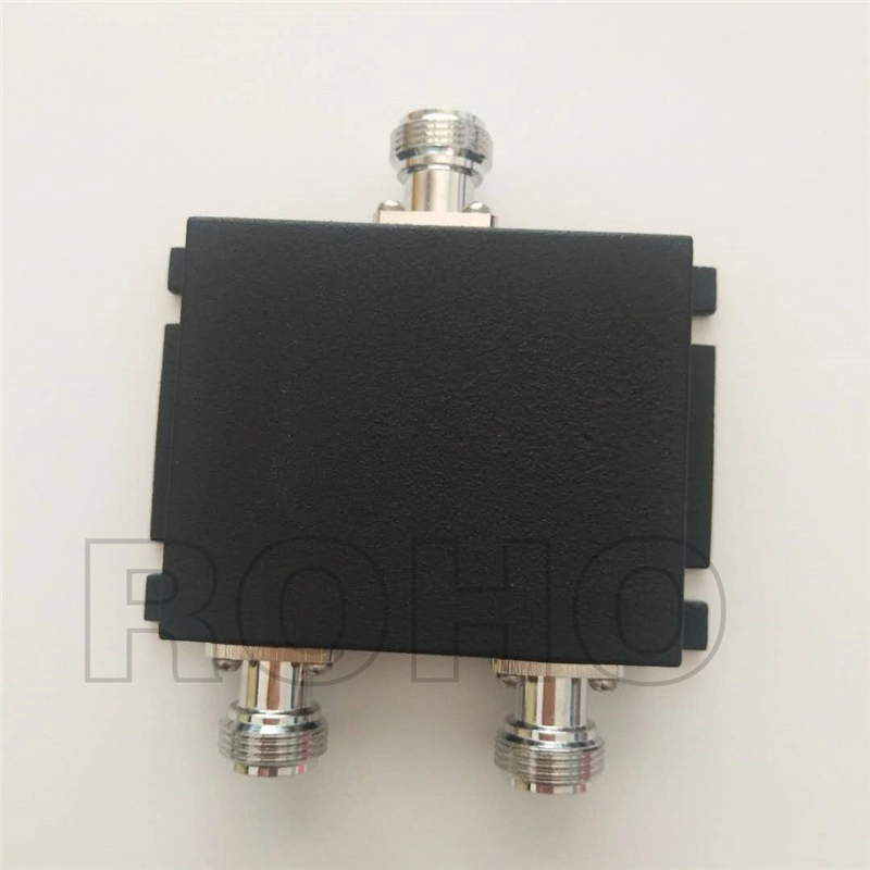 2 Way Power Splitter 698-2700MHz N Female Square Cavity Power Divider for Passive Das