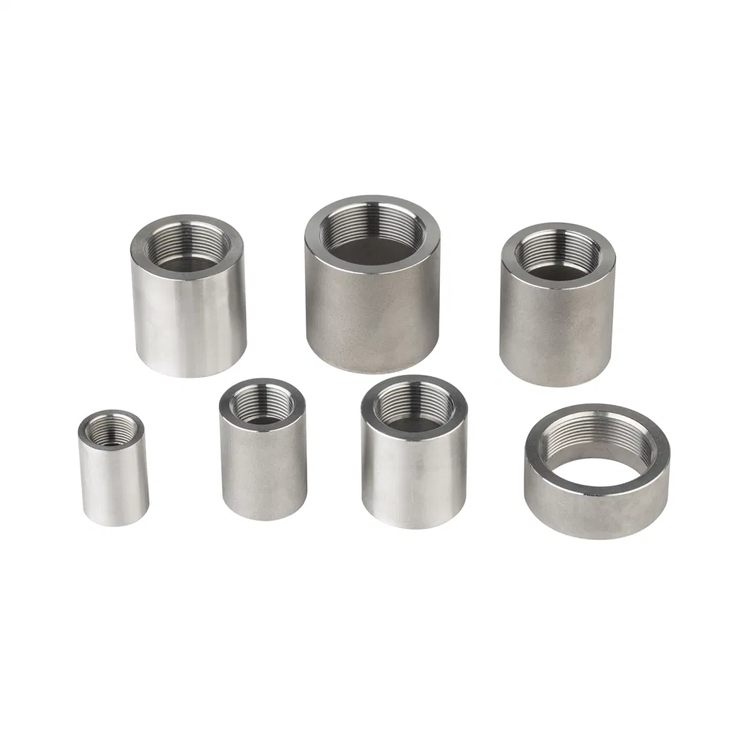Stainless Steel Pipe Fittings 304 1/4&quot;-4&quot; NPT/BSPT Female Thread Coupling